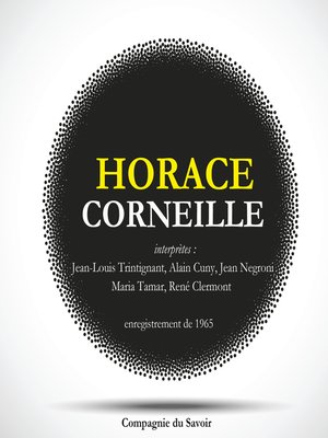 cover image of Horace de Corneille